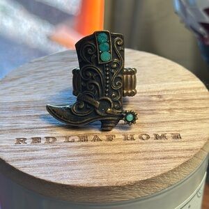 Cowgirl Boot Stretch Ring
